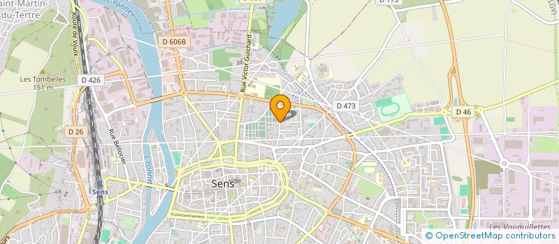 localisation de l'entreprise CLUB 99 à SENS