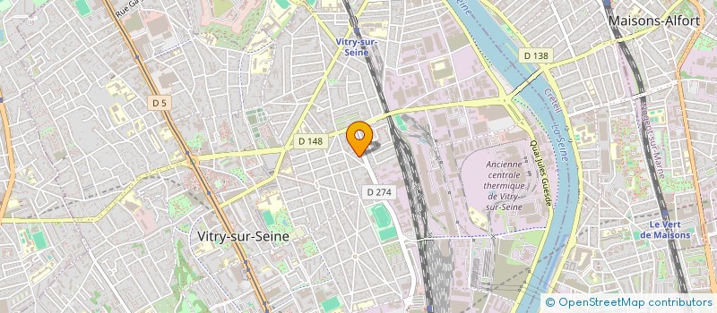 localisation de l'entreprise CLUB A LA DECOUVERTE à VITRY-SUR-SEINE