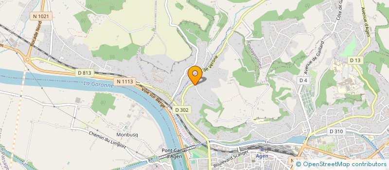 localisation de l'entreprise CLUB ABC DANSE  AGEN