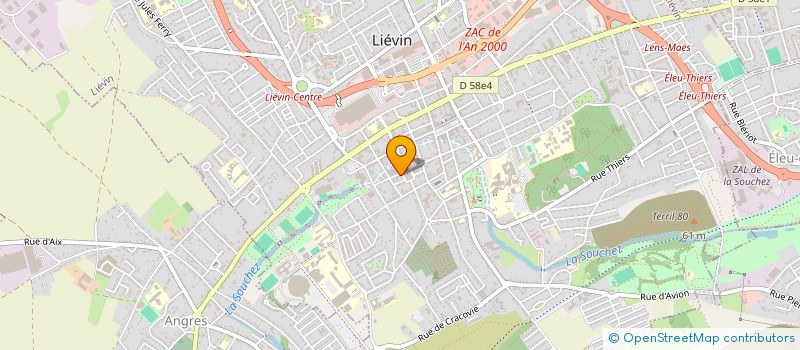 localisation de l'entreprise CLUB ACCORDEONISTE LIEVINOIS à LIEVIN