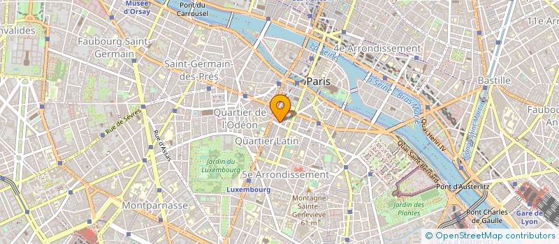 localisation de l'entreprise CLUB ACTION JEUNES PARIS 5 à PARIS