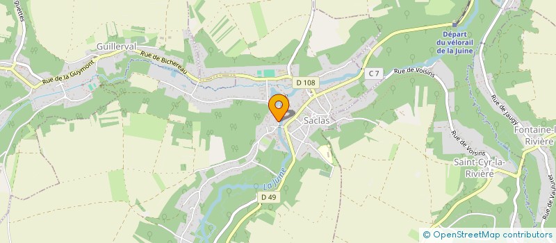 localisation de l'entreprise CLUB ADO DE SACLAS  SACLAS