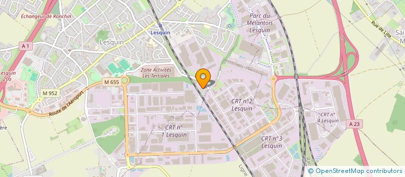 localisation de l'entreprise CLUB AERIEN LILLE METROPOLE à LESQUIN