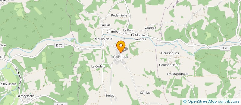 localisation de l'entreprise CLUB AEROMODELISME PERIGOURDIN  FOSSEMAGNE