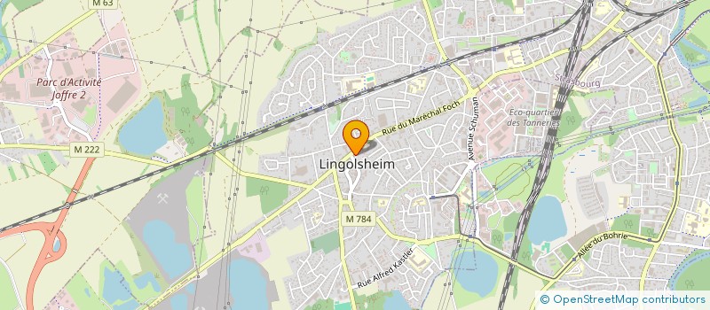 localisation de l'entreprise CLUB AERONAUTIQUE DE STRASBOURG  STRASBOURG