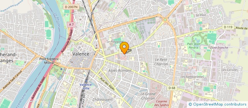 localisation de l'entreprise CLUB AERONAUTIQUE ETUDIANT DE VALENCE/GRENOBLE à VALENCE
