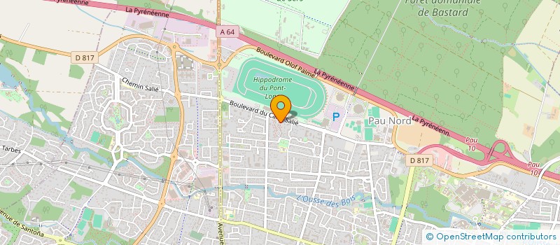 localisation de l'entreprise CLUB AFFAIRE 64 à PAU