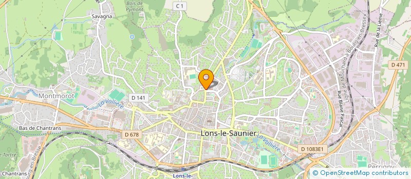 localisation de l'entreprise CLUB AFFAIRES BASSIN LEDONIEN à LONS-LE-SAUNIER
