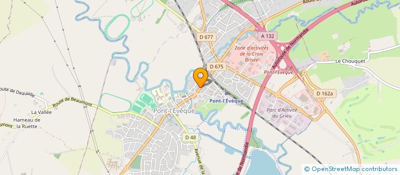 localisation de l'entreprise CLUB AGE D OR  PONT L'EVEQUE