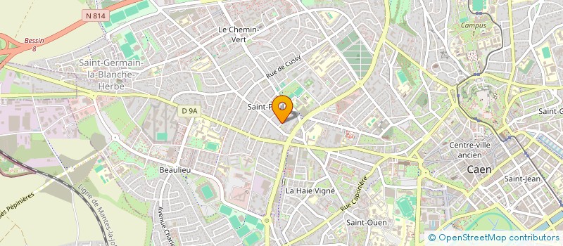 localisation de l'entreprise CLUB AGILE NORMANDIE à CAEN