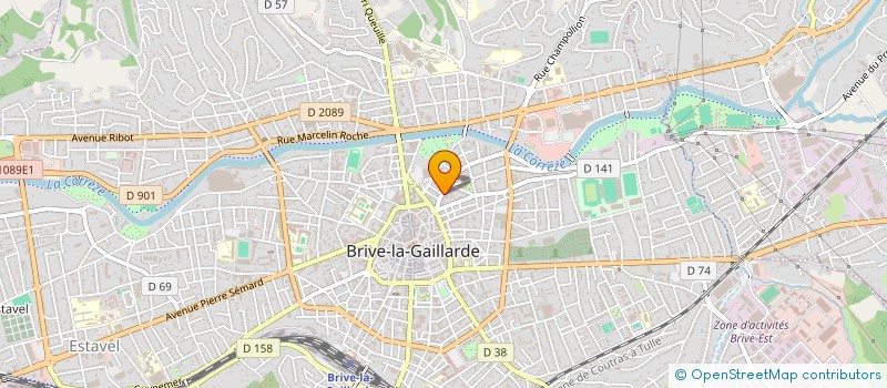 localisation de l'entreprise CLUB AGORA BRIVE LA GAILLARDE 89  BRIVE-LA-GAILLARDE