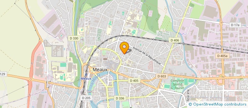 localisation de l'entreprise CLUB AGORA MEAUX 55 à MEAUX