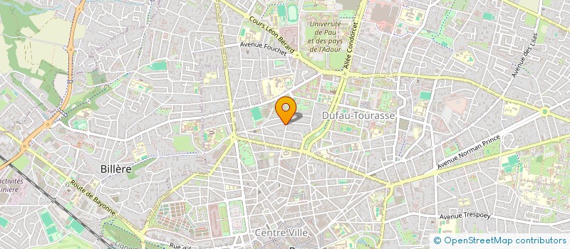localisation de l'entreprise CLUB AGORA PAU-BEARN N.12 à PAU