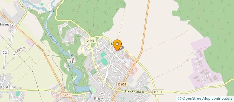 localisation de l'entreprise CLUB AIKI-BUDO DE JOEUF  VAL DE BRIEY