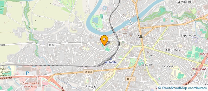 localisation de l'entreprise CLUB ALBIGEOIS DES CHIFFRES ET DES LETTRES à ALBI