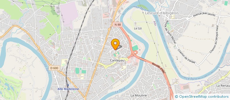 localisation de l'entreprise CLUB ALBIGEOIS DES CHIFFRES ET LETTRES à ALBI