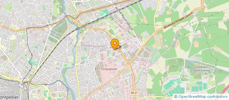 localisation de l'entreprise CLUB ALLIANCE PRO 34 à MONTPELLIER