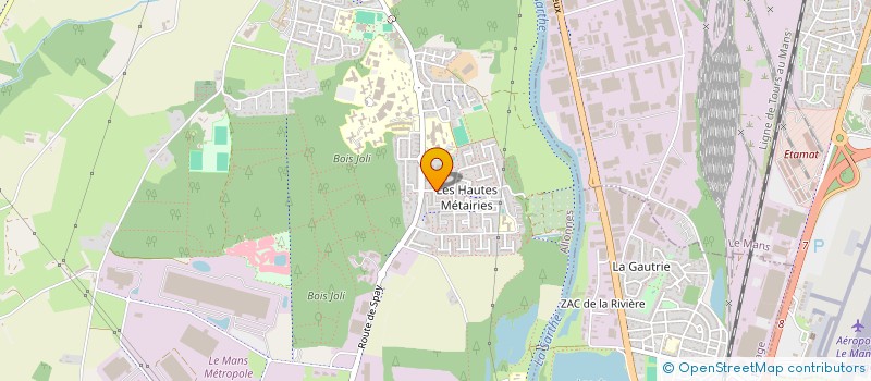 localisation de l'entreprise CLUB ALLONNAIS DE PETANQUE  ALLONNES