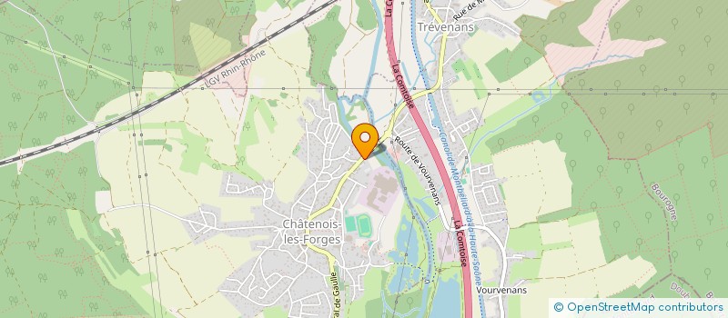localisation de l'entreprise CLUB ALPHA à CHATENOIS-LES-FORGES