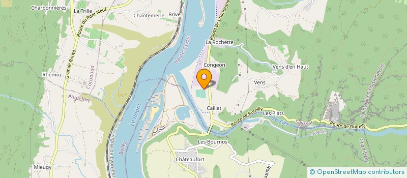 localisation de l'entreprise CLUB ALPIN DE SEYSSEL  SEYSSEL