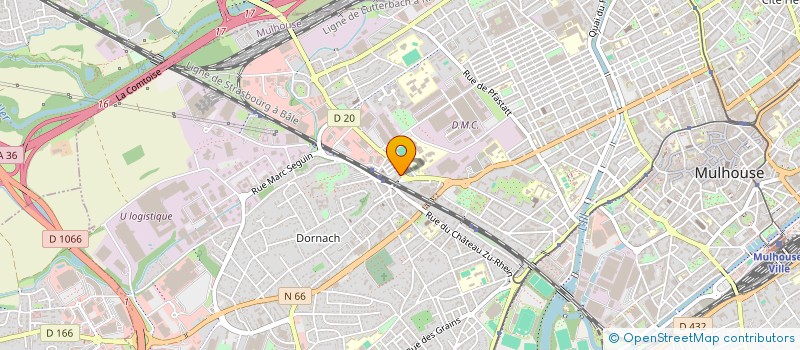 localisation de l'entreprise CLUB ALPIN FRANCAIS  MULHOUSE