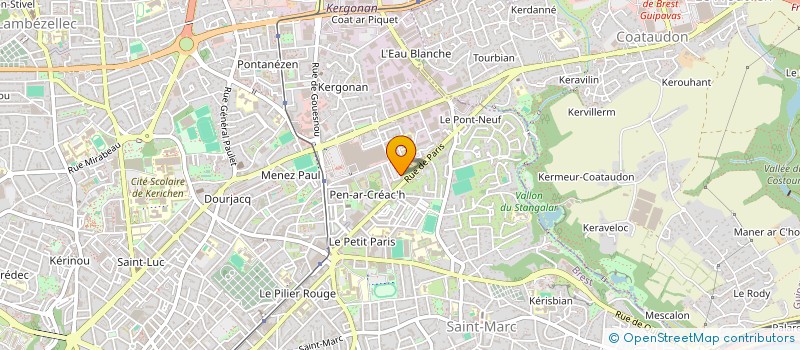 localisation de l'entreprise CLUB ALPIN FRANCAIS BREST à BREST