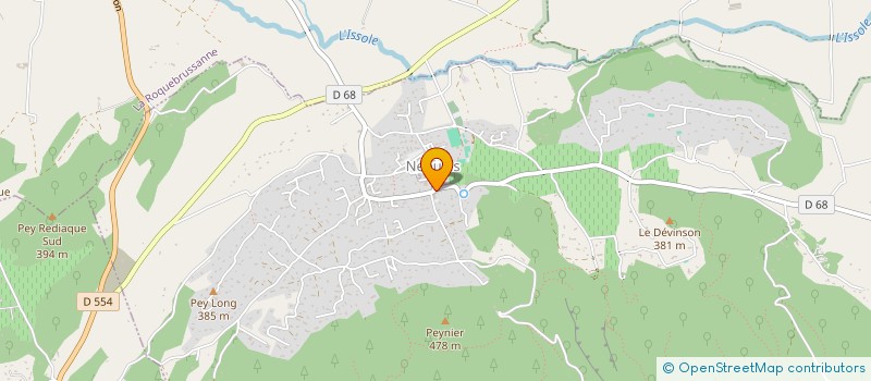 localisation de l'entreprise CLUB ALPIN FRANCAIS - COMITE DEPARTEMENTAL DU VAR à NEOULES