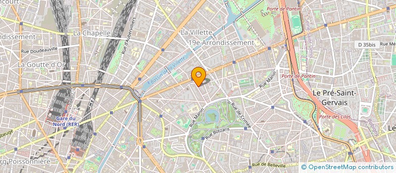 localisation de l'entreprise CLUB ALPIN FRANCAIS COMITE REGIONAL DE L'ILE DE FRANCE  PARIS