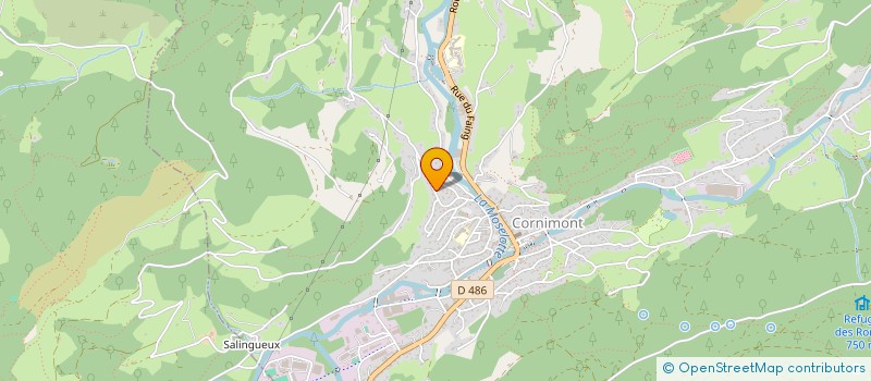 localisation de l'entreprise CLUB ALPIN FRANCAIS CORNIMONT LES ORANGS-OUTANS  CORNIMONT