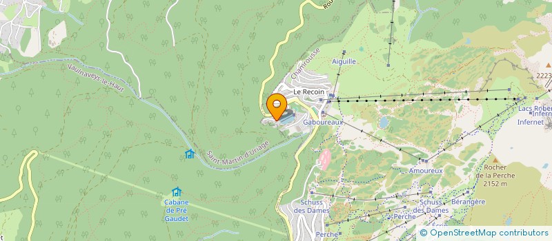 localisation de l'entreprise CLUB ALPIN FRANCAIS DE CHAMROUSSE  CHAMROUSSE