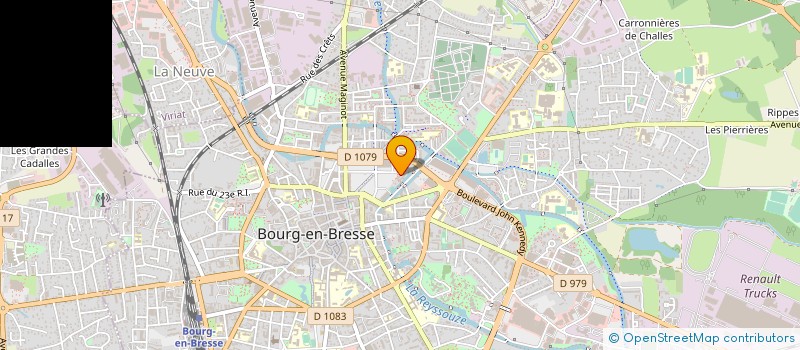 localisation de l'entreprise CLUB ALPIN FRANCAIS DE L'AIN à BOURG-EN-BRESSE