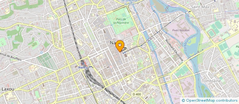 localisation de l'entreprise CLUB ALPIN FRANCAIS DE NANCY  NANCY