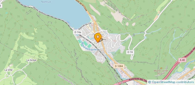 localisation de l'entreprise CLUB ALPIN FRANCAIS DE NANTUA  NANTUA