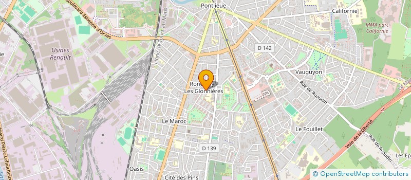 localisation de l'entreprise CLUB ALPIN FRANCAIS DU MANS  LE MANS