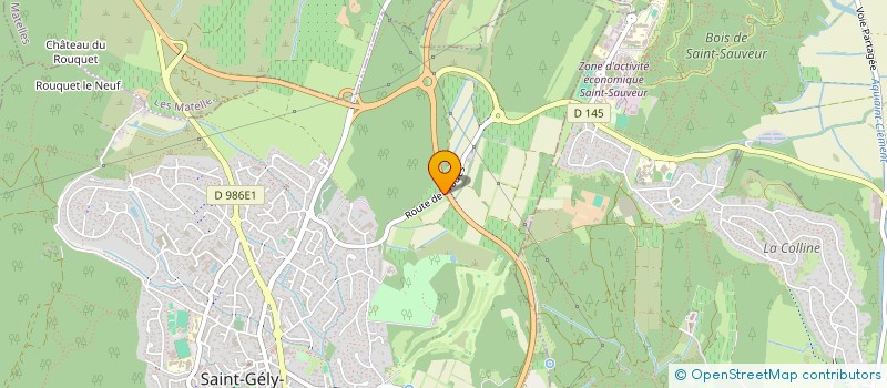 localisation de l'entreprise CLUB ALPIN FRANCAIS DU PIC SAINT LOUP  SAINT-GELY-DU-FESC