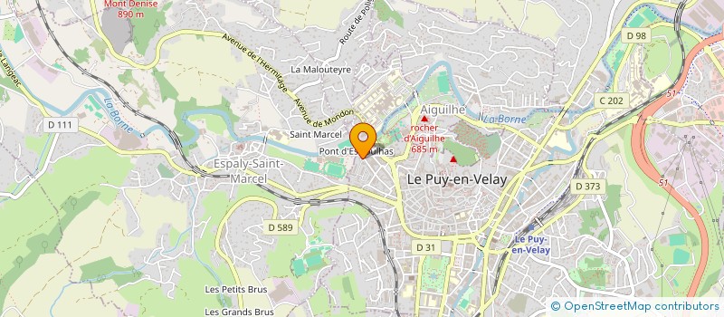 localisation de l'entreprise CLUB ALPIN FRANCAIS DU PUY HORIZON VERTICAL à LE PUY-EN-VELAY