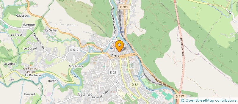 localisation de l'entreprise CLUB ALPIN FRANCAIS MONTAGNARDS ARIEGEOI à FOIX