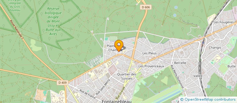 localisation de l'entreprise CLUB ALPIN FRANCAIS PAYS FONTAINEBLEAU à FONTAINEBLEAU