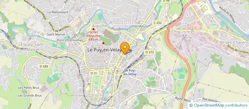 localisation de l'entreprise CLUB ALPIN FRANCAIS SECTION PUY à LE PUY-EN-VELAY