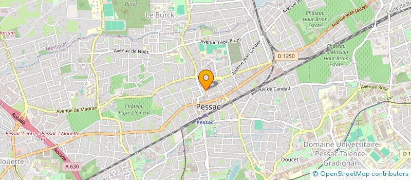 localisation de l'entreprise CLUB ALPIN PESSACAIS à PESSAC