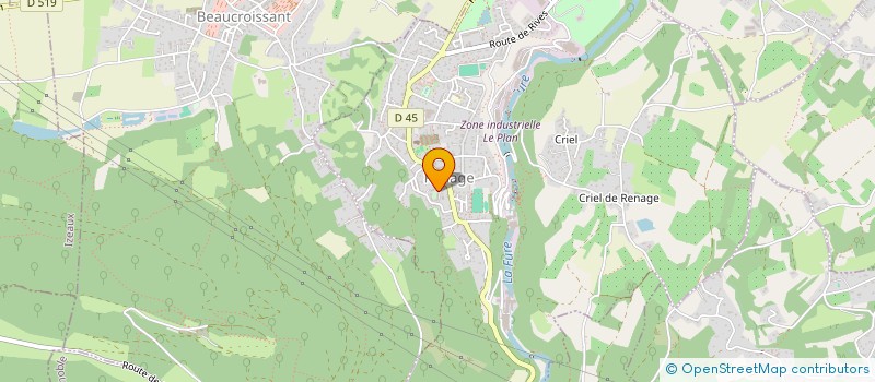 localisation de l'entreprise CLUB ALPIN RIVOIS  RIVES