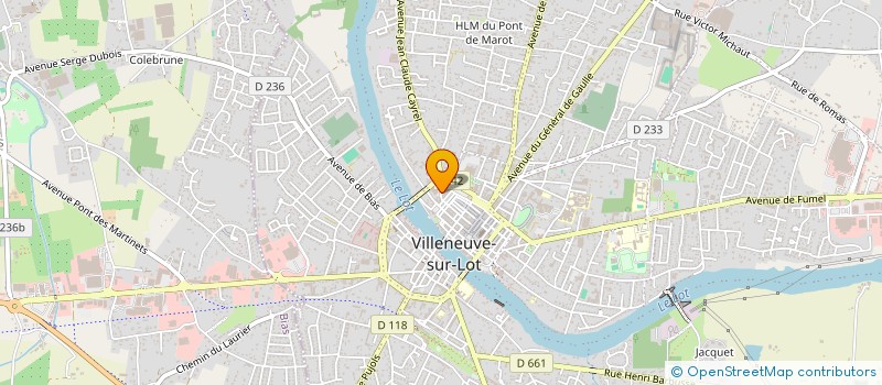 localisation de l'entreprise CLUB AMATEUR VILLENEUVOIS DE LUTTE à VILLENEUVE-SUR-LOT