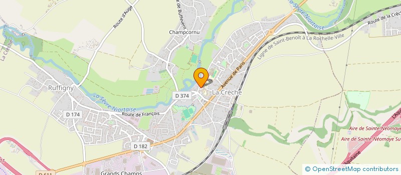 localisation de l'entreprise CLUB AMICAL DU VIN 79  FRANCOIS