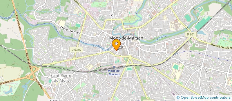 localisation de l'entreprise CLUB AMIPOSTE-TELECOM MONT DE MARSAN. à MONT-DE-MARSAN
