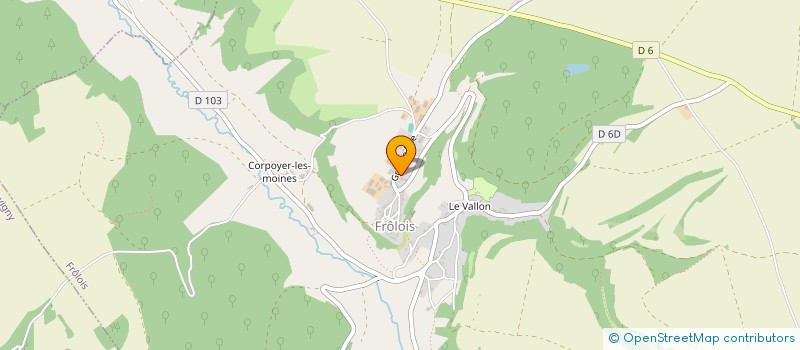 localisation de l'entreprise CLUB AMITES ET LOISIRS DE THENISSEY  THENISSEY