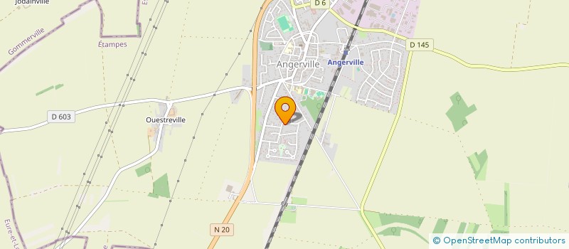 localisation de l'entreprise CLUB AMITIE 3 AGE  ANGERVILLE