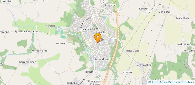 localisation de l'entreprise CLUB AMITIE CAUDAN à CAUDAN