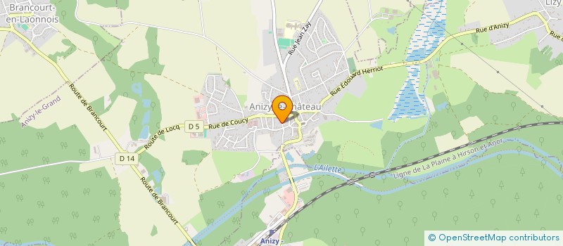 localisation de l'entreprise CLUB AMITIE DETENTE à ANIZY-LE-GRAND