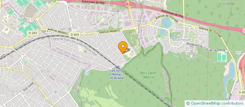 localisation de l'entreprise CLUB AMITIE LOISIRS  NOISY-LE-GRAND