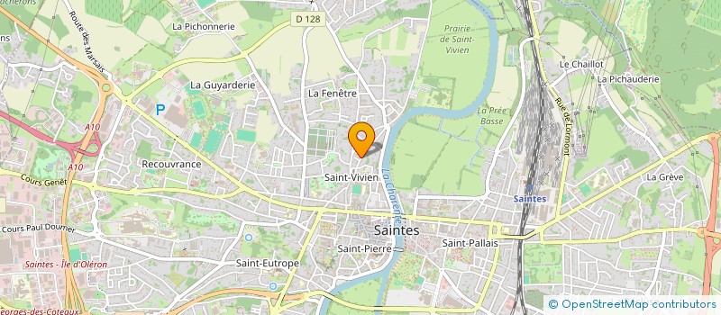 localisation de l'entreprise CLUB AMITIE POITOU AUNIS  SAINTES